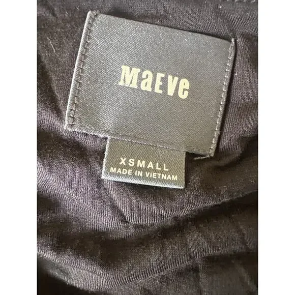 Maeve x Anthropologie Tamera Metallic Silver Shimmer Jersey Dress Faux Wrap XS - Picture 14 of 15